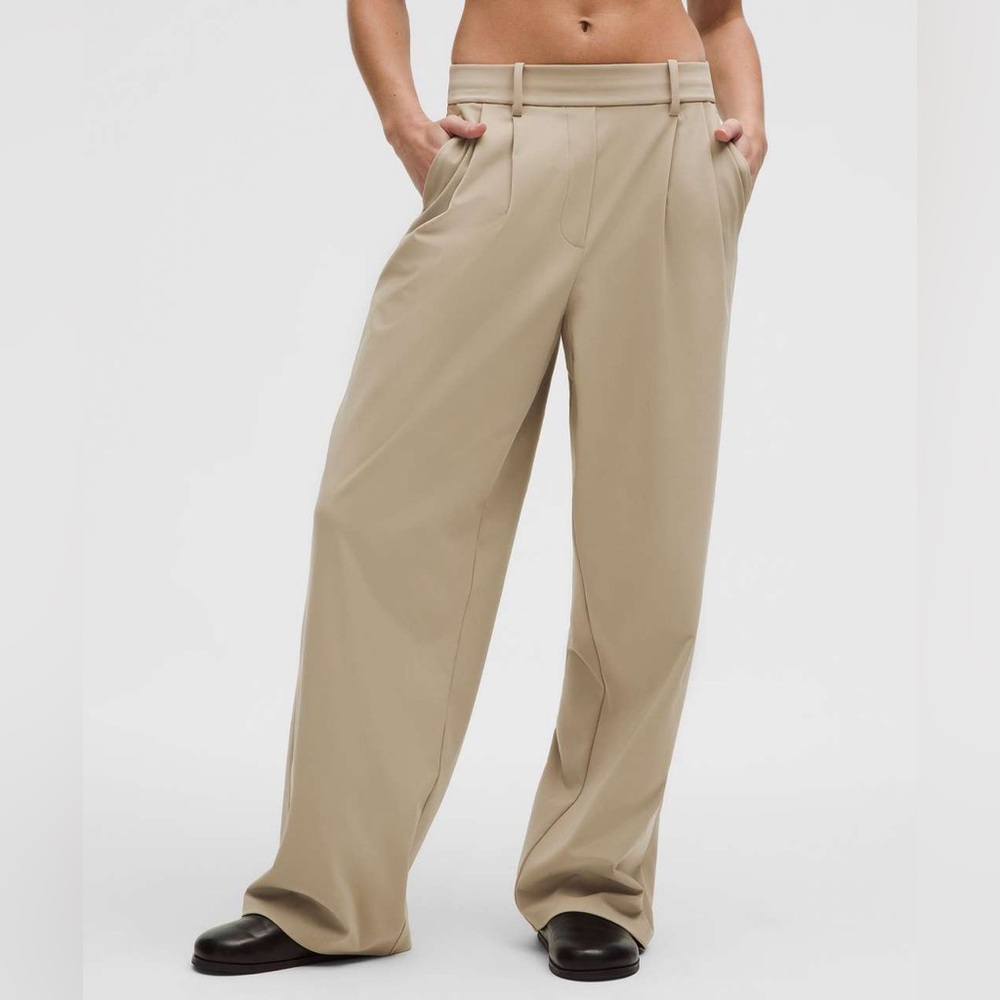 Lululemon Daydrift Wide-leg Trousers Sheer Oak size L